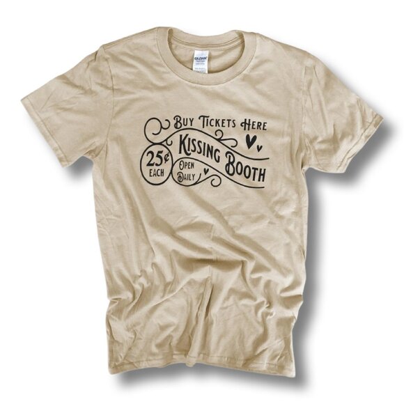 Kissing Booth Graphic Tee Natural - Picture 1 of 3